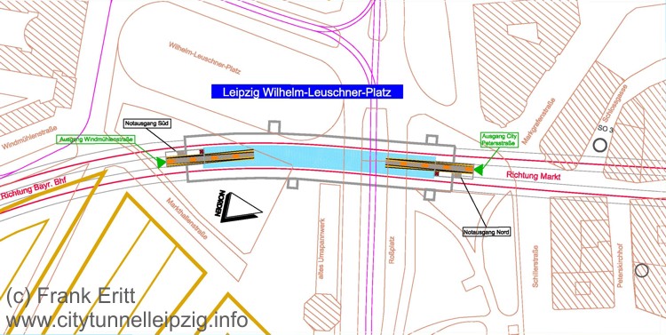 Lageplan Wilhelm-Leuschner-Platz